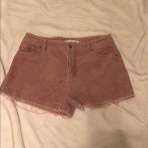 Corduroy shorts